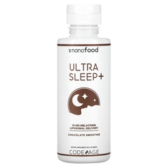 Codeage Ultra Sleep + 10 мг мелатонина липосомальная доставка шоколадный смузи, 225 мл