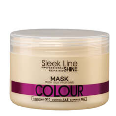Stapiz Маска Sleek Line Color Mask с шелком для окрашенных волос 250мл