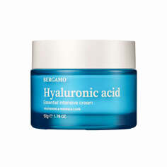 BERGAMO Hyaluronic Acid Essential Intensive Cream Увлажняющий крем для лица с гиалуроновой кислотой 50г