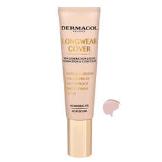 Dermacol Тональная основа и консилер для лица Longwear Cover Make-Up 02 Fair 30мл