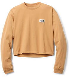 Лонгслив The North Face Heritage Patch Long-Sleeve, бежевый