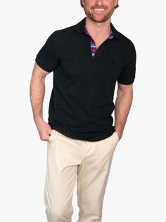 Рубашка поло стандартного кроя с короткими рукавами KOY, темно-серый
