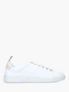 Стеганые кроссовки KG Kurt Geiger Liza, белый/розовый