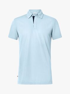 Прямая футболка-поло SPOKE Condor Golf, небесно-голубая