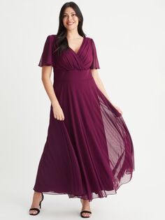 Платье макси Scarlett &amp; Jo Isabelle, пурпурный