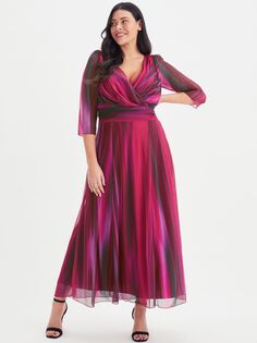 Платье макси Scarlett &amp; Jo Verity, винный цвет