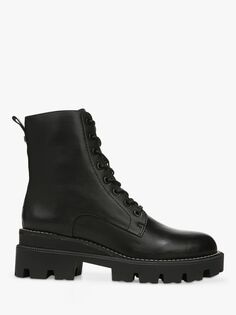 Кожаные ботинки Sam Edelman Garret Combat, черные