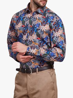 Хлопковая рубашка Simon Carter In The Tropics, разноцветный