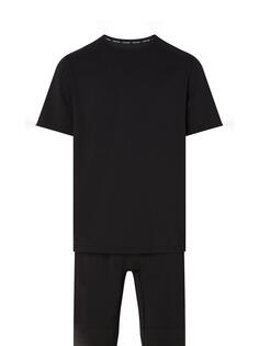 Пижамный комплект с шортами Calvin Klein, черный