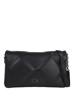 Стеганая сумка через плечо Calvin Klein, цвет CK Black
