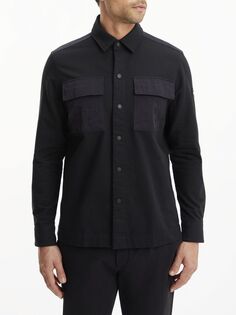 Твиловая рубашка Calvin Klein, цвет Ck Black
