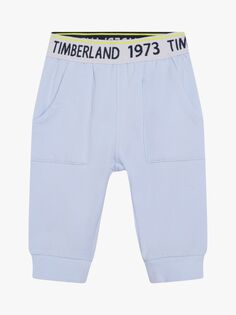 Джоггеры с логотипом Timberland Baby, светло-голубые