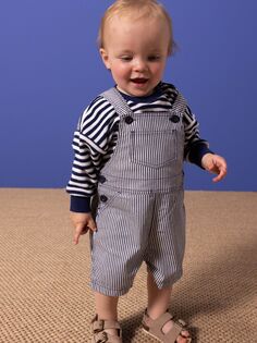 Комбинезон Petit Bateau Baby Stripe, темно-синий