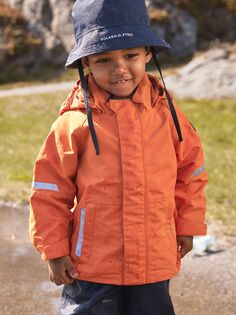 Водонепроницаемая куртка Polarn O. Pyret Baby, оранжевая