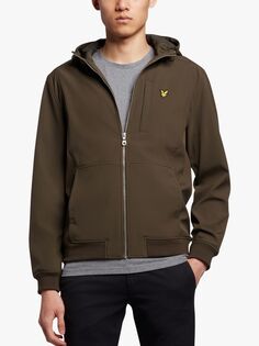 Куртка Soft Shell с капюшоном Lyle &amp; Scott, оливковый