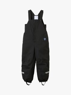 Детские водонепроницаемые зимние брюки с подкладкой Polarn O. Pyret, черные