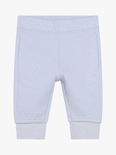 Спортивные штаны HUGO BOSS Baby Waffle, светло-голубые