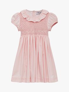 Платье с присборенным лифом Trotters Willow Baby, персиковый