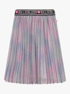 Billieblush Детская плиссированная юбка металлик, цвет мульти