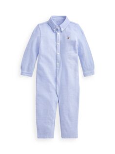 Комбинезон-комбинезон Ralph Lauren Baby Oxford, цвет Harbour Island Blue