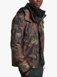 Куртка-ветровка Superdry Mountain SD, камуфляж
