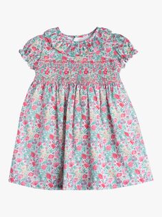 Платье со сборками Trotters Baby Florence Willow, разноцветный