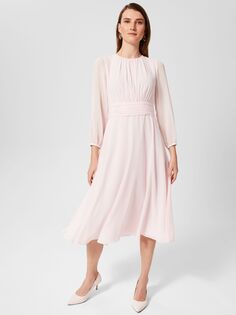 Платье миди Hobbs Arianne, бледно-розовый Hobb's