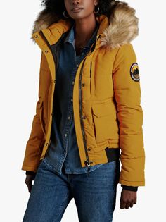 Куртка-бомбер Superdry Everest, охра