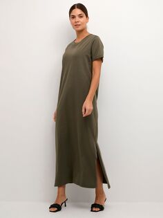 KAFFE Платье-футболка Celina, Виноградный лист
