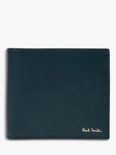 Кошелек Paul Smith Billfold в полоску, насыщенно-бирюзовый