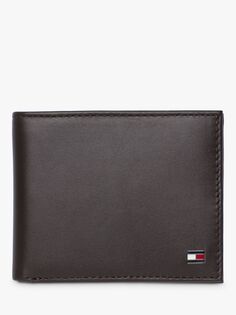 Кожаный мини-кошелек Tommy Hilfiger Eton, коричневый