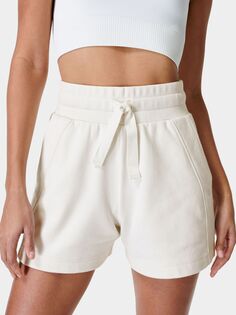 Шорты с высокой талией Sweaty Betty Revive, Lily White