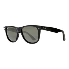 Оригинальные большие поляризационные солнцезащитные очки Ray-Ban RB2140 Wayfarer, черные