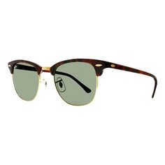 Мужские классические солнцезащитные очки Ray-Ban RB3016 Clubmaster, черепаховый / Arista