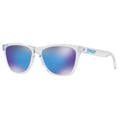 Мужские солнцезащитные очки Oakley OO9013 Frogskins Prizm Square, прозрачный/сапфир иридий