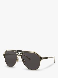 Мужские солнцезащитные очки-авиаторы Dolce &amp; Gabbana DG2257, черные