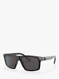 Dolce &amp; Gabbana DG6160 Мужские поляризационные солнцезащитные очки квадратной формы, серые