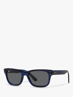 Мужские солнцезащитные очки Ray-Ban RB2283901, синие/серые в полоску