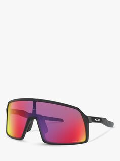 Мужские прямоугольные солнцезащитные очки Oakley OO9462 Sutro Prizm, матовый черный/зеркальный мультицвет