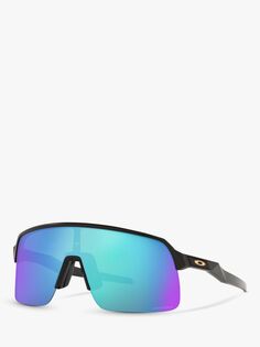 Мужские прямоугольные солнцезащитные очки Oakley OO9463 Sutro Lite Prizm, матовый черный/зеркальный синий