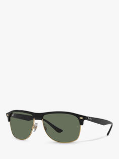 Квадратные солнцезащитные очки унисекс Ray-Ban RB8313, черные/зеленые