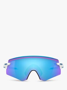 Мужские солнцезащитные очки Oakley OO9471 Encoder Prizm, белый полированный/сапфир