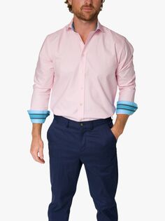 KOY Оксфордская хлопковая рубашка, розовая середина