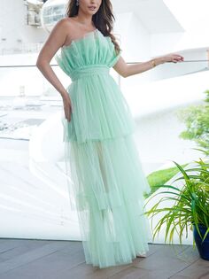 Платье макси Наталья из кружева и бисера, шалфейный зеленый Lace & Beads