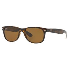 Новые мужские поляризационные солнцезащитные очки Ray-Ban RB2132 Wayfarer, черепаховый/коричневый