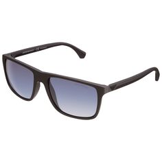 Emporio Armani EA4033 Квадратные солнцезащитные очки, черные