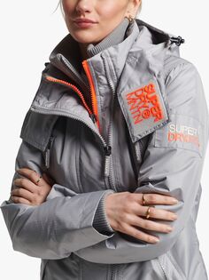 Куртка-ветровка Superdry Mountain, цвет голубиный серый