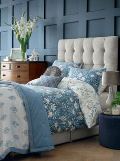 Двойной пододеяльник Laura Ashley Parterre, Seaspray