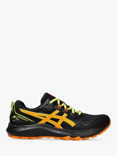 Мужские кроссовки для трейлраннинга ASICS GEL-SONOMA 7, черный/ярко-оранжевый