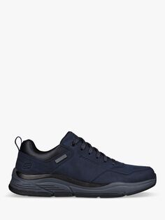 Водонепроницаемые кроссовки свободного кроя Skechers Benago Hombre, темно-синие